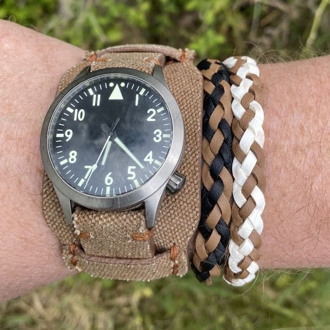 Leather Mosquito Repellent Wrist Bands - 10 pack