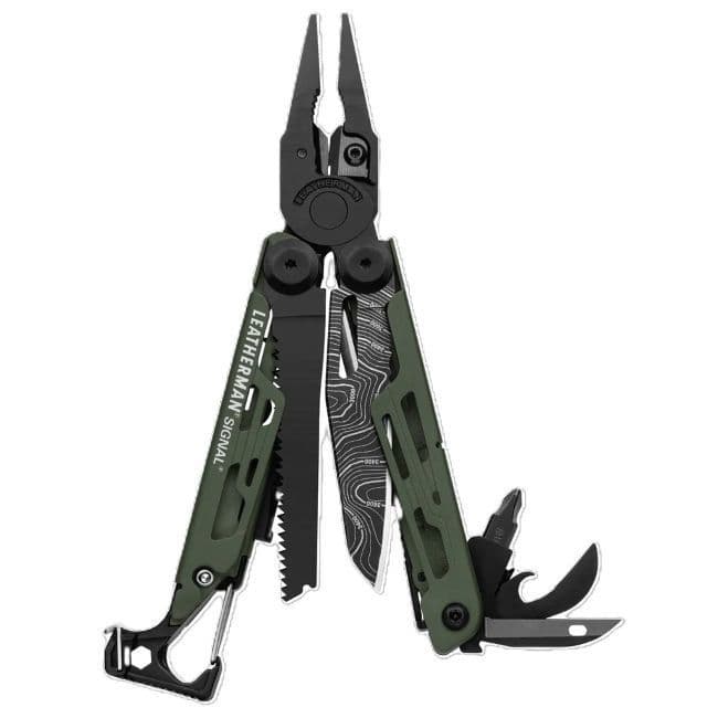 Leatherman Signal Multitool - Green Topo