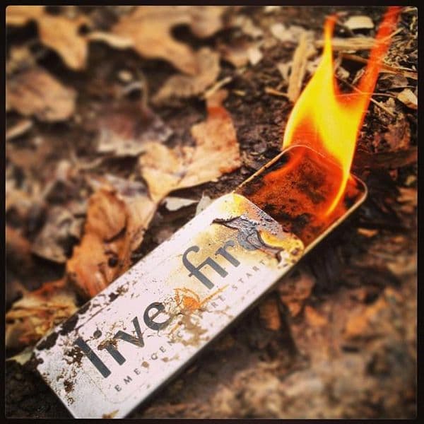 Live Fire Emergency Fire Starter - Original Size