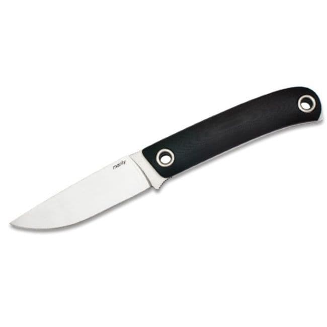 Manly Patriot Fixed Blade Knife - D2 - Black G10