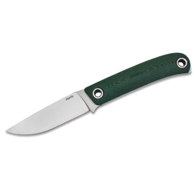 Manly Patriot Fixed Blade Knife - D2 - Military Green G10