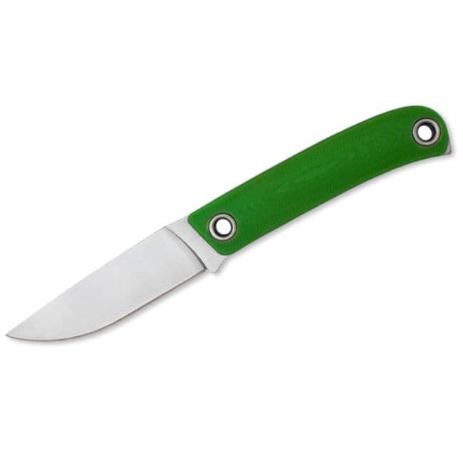 Manly Patriot Fixed Blade Knife - D2 - Toxic Green G10