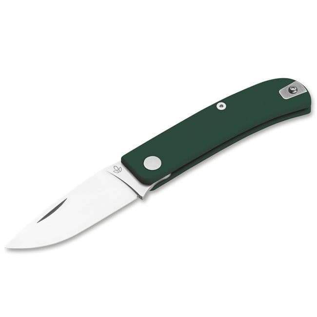 Manly Wasp EDC Pocket Knife - 14C28N - Military Green G10
