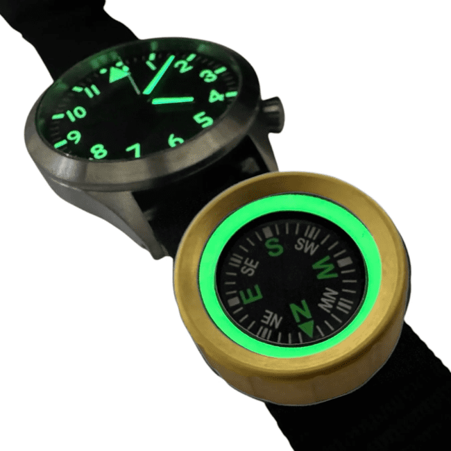 Maratac Brass Trail Wrist Compass