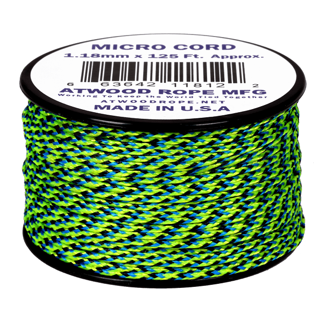 Micro Cord - 1.18mm Micro Paracord - 125ft - Aquatica