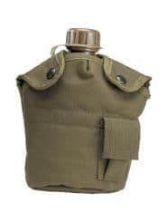 Mil-Tec US GI 1 Quart Water Bottle & Cover - Genuine Issue Bottle - No Fakes