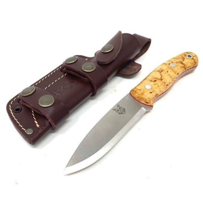 Mk II TBS Boar Bushcraft Knife - Curly Birch