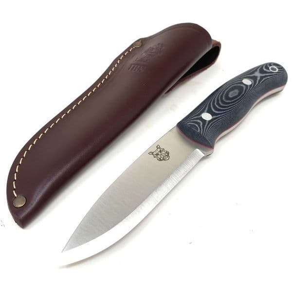 Mk II TBS Boar Bushcraft Knife - Standard Sheath - Black Micarta