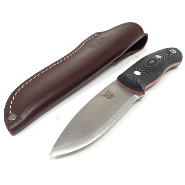 Mk II TBS Lynx Bushcraft Knife - Black Micarta - Standard Sheath
