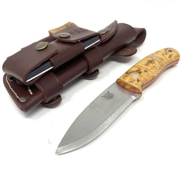 Mk II TBS Lynx Bushcraft Knife - Curly Birch - DC4 Edition