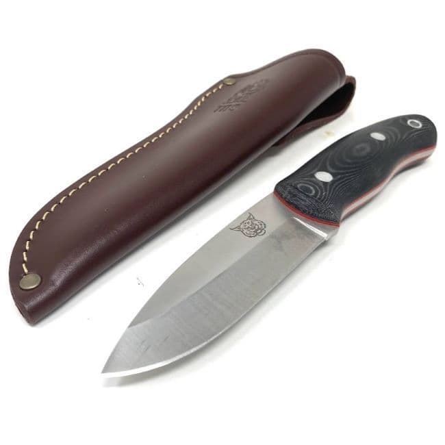 Mk II TBS Lynx Camp Knife - Black Micarta - Standard Sheath