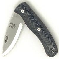 Mk III TBS Boar EDC Folding Pocket Knife - Black Micarta