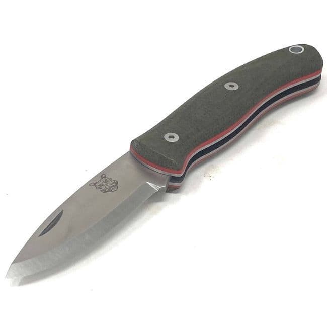 Mk III TBS Boar EDC Folding Pocket Knife - Canvas Micarta