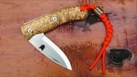 Mk III TBS Boar EDC Folding Pocket Knife - Canvas Micarta