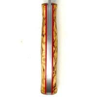 Mk III TBS Boar EDC Folding Pocket Knife - Curly Birch - Scandi - Thornmount Pouch