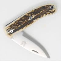 Mk III TBS Boar EDC Folding Pocket Knife - Stag Antler
