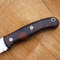 Mk III TBS Boar EDC Folding Pocket Knife - Turkish Walnut - Thornmount Pouch