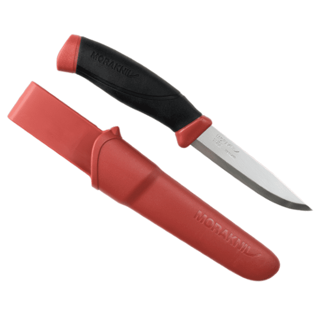 Mora 860 (Stainless) Clipper Companion Knife - Dala Red