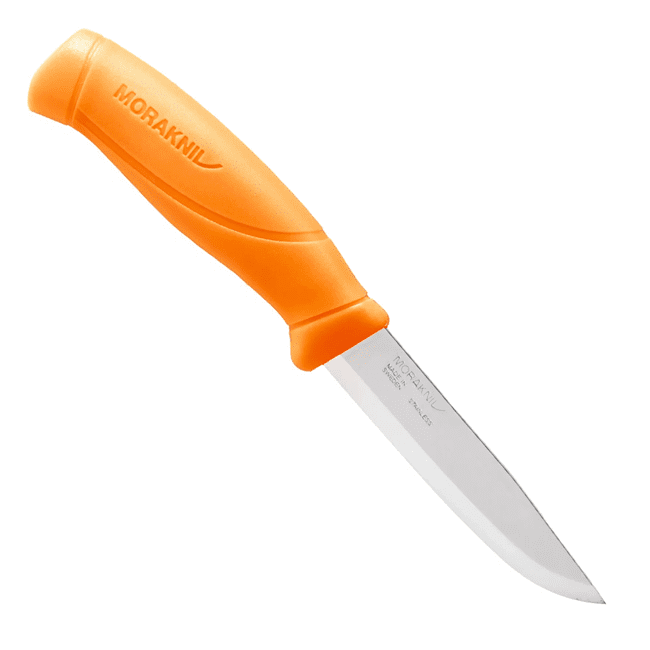 Mora 860 Stainless Clipper Companion Knife - Hi Viz FF Model