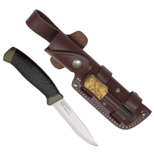 Mora Knife & TBS Firesteel Combo with TBS Leather Sheath - Choose your model