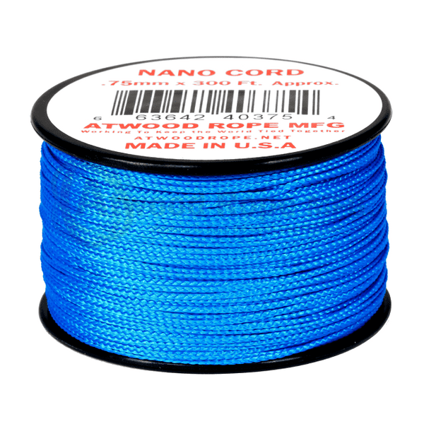 Nano Paracord Paracord Planet Nano-Kordel - 0,75 Mm, 300 Fuß, Geflochtene Nylonschnur Nano-Kabel 0,75mm