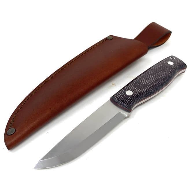 NKD Forrester Bushcraft Knife - Bison Micarta N690