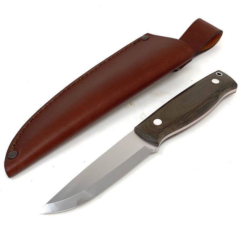 NKD Forrester Bushcraft Knife - Green Micarta N690