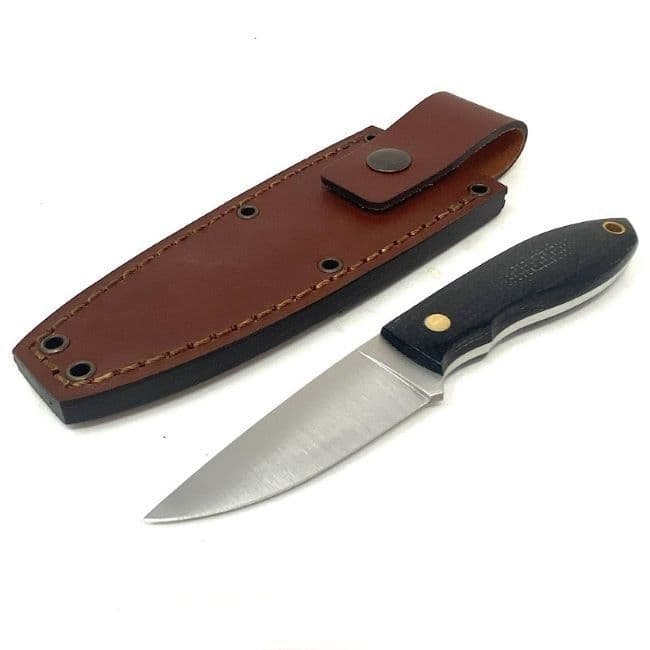 NKD Lizard Full Tang EDC Knife - Black Micarta