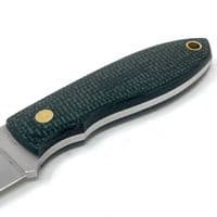 NKD Lizard Full Tang EDC Knife - Green Micarta