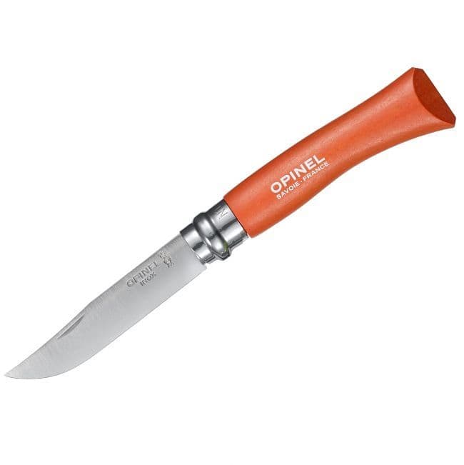 Opinel Stainless Steel Folding Knife - No.7 Coloured Variants