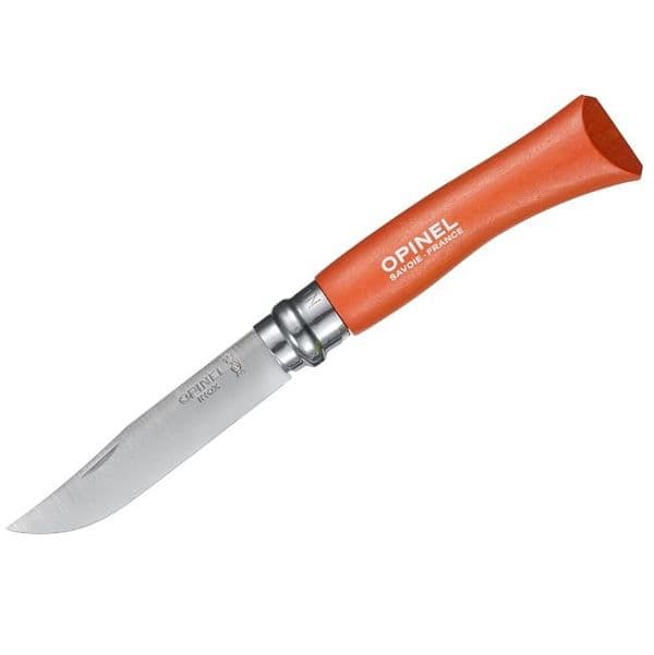 Opinel Stainless Steel Folding Knife - No.7 Coloured Variants