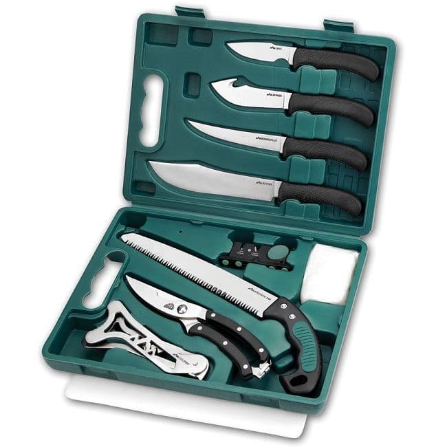 Outdoor Edge GamePro 11-Piece Game Processing Set with Case
