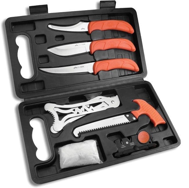 Outdoor Edge Jaeger Pak 8-Piece Game Processing Set with Case