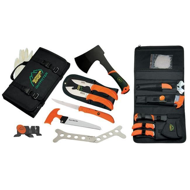 Outdoor Edge Outfitter Hunting Set in a Rollpack Organiser