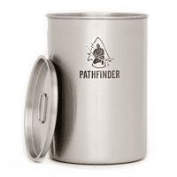 Pathfinder Stainless Steel 48oz/1350ml Cup & Lid Set