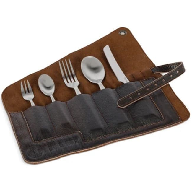 Petromax Leather Cutlery Bag