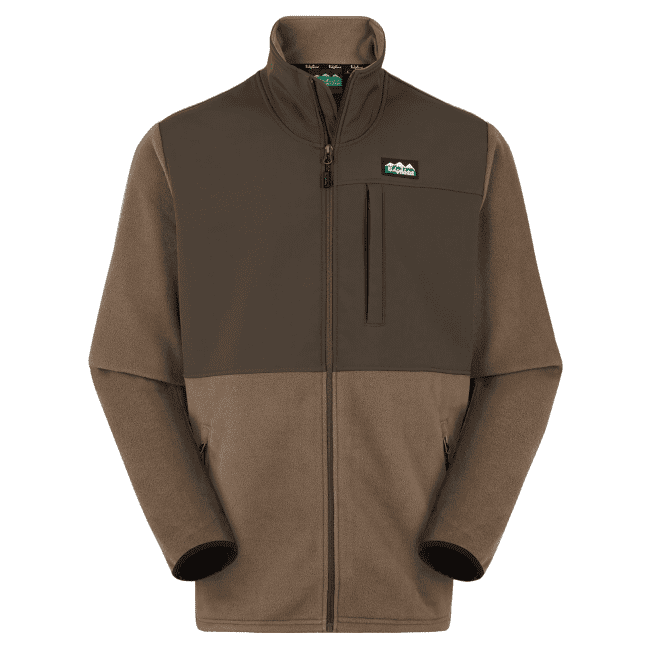 Ridgeline Hybrid Fleece Jacket - Bark