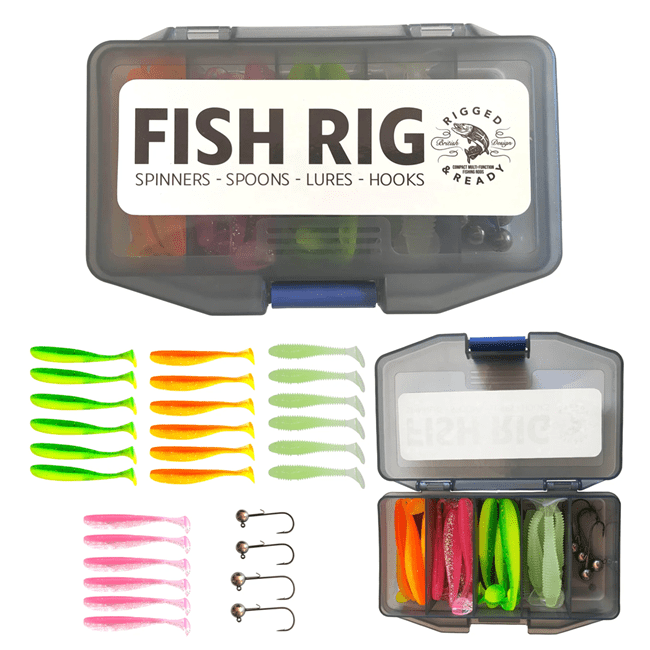Rigged and Ready Travel Soft Tailed Minnow Lures