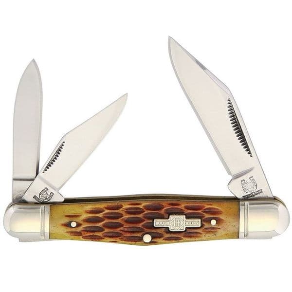 Rough Rider Barlow Whittler Pocket Knife - Jigged Bone