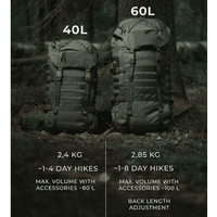 Savotta Kantamus Backpack - 60L - Green
