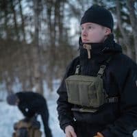 Savotta Rintamus Chest Pack - Black