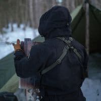 Savotta Rintamus Chest Pack - Olive Green