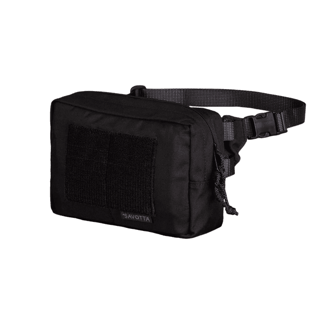 Savotta Suur Kukkaro Hip Pack - Black