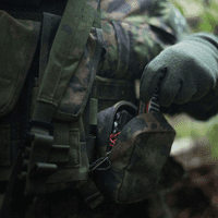 Savotta Zipped GP Pouch - Olive Green