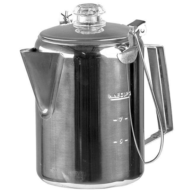 Stainless Steel Campfire Coffee Pot Percolator