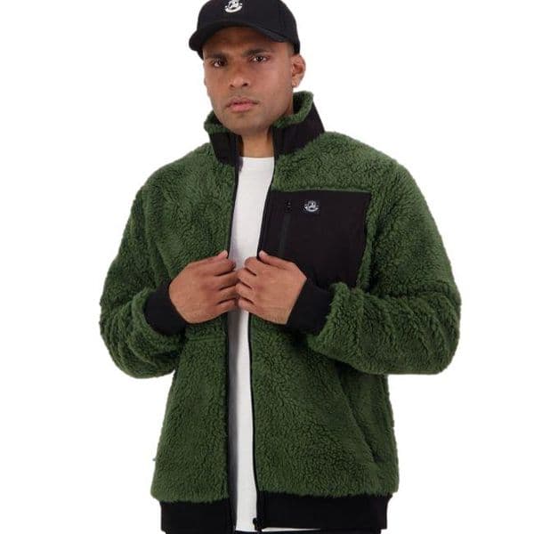 Swanndri Churchill Wool Fleece Jacket - Hunter Green