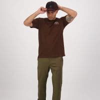 Swanndri Fireside T-Shirt - Coffee/Burnt Orange