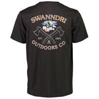 Swanndri Fireside T-Shirt - Coffee/Burnt Orange