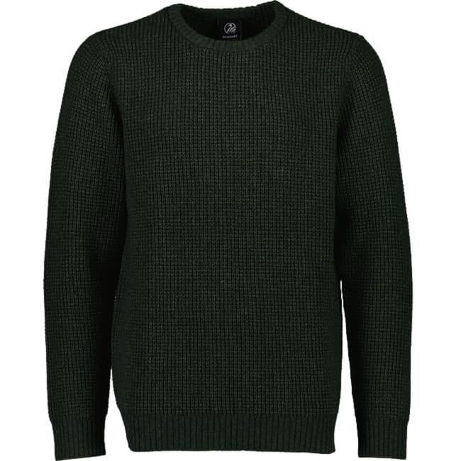 Swanndri Fistral Waffle Knit Jumper - Hunter Green