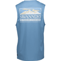 Swanndri Lindis Tank T-Shirt - Smoke Blue